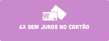 6x sem juros no cartão - saiba mais
